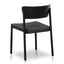 CDC8151-SD Rope Seat Dining Chair - Black (Set of 2)