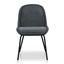 Ex Display - CDC8166-FH Fabric Dining Chair - Charcaol Grey