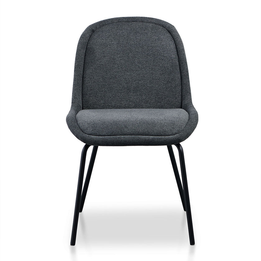 Ex Display - CDC8166-FH Fabric Dining Chair - Charcaol Grey