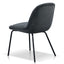 Ex Display - CDC8166-FH Fabric Dining Chair - Charcaol Grey