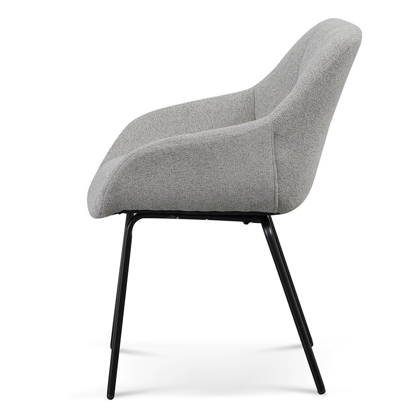 Ex Display - CDC8352-SE Fabric Dining Chair - Spec Grey