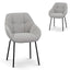 CDC8352-SE Fabric Dining Chair - Spec Grey (Set of 2)