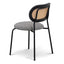 CDC8356-SE Dining Chair - Spec Charcoal (Set of 2)