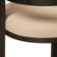 Set of 2 - CDC8369-LJ Black ELM Dining Chair - Light Beige