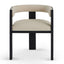 CDC10564-LJ Black ELM Dining Chair - Dawn Beige (Set of 2)