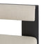 Set of 2 - CDC8369-LJ Black ELM Dining Chair - Light Beige