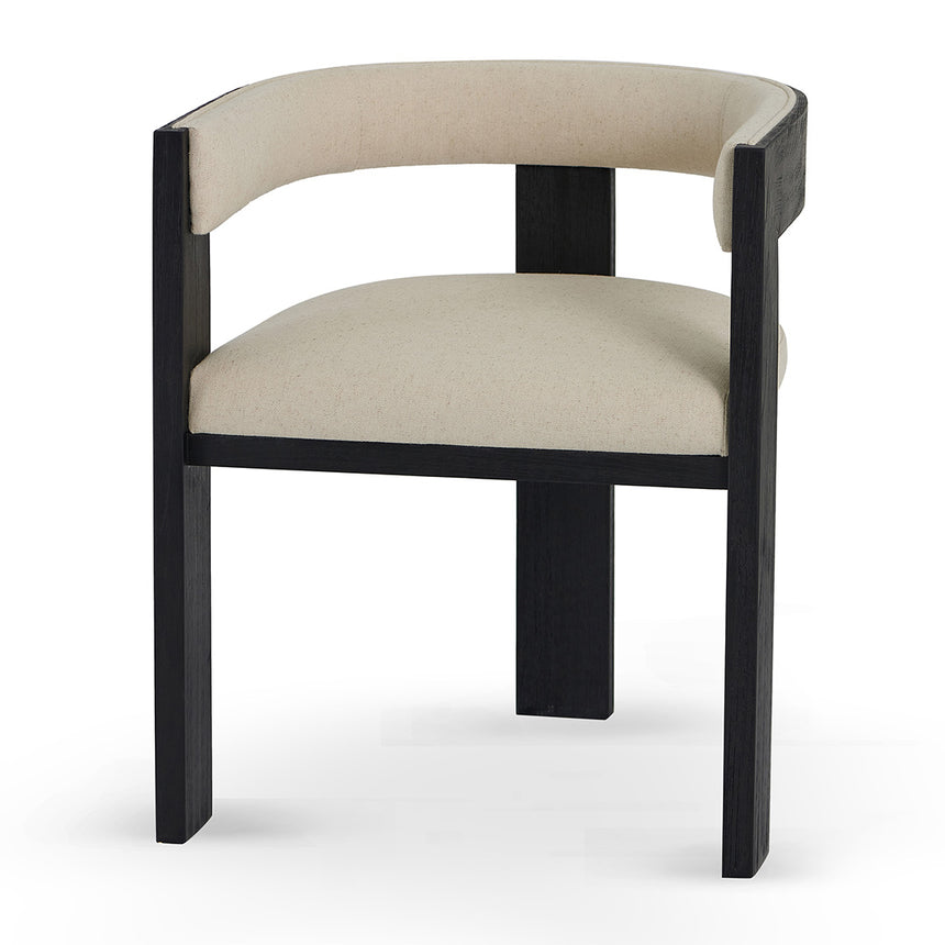 CDC10564-LJ Black ELM Dining Chair - Dawn Beige (Set of 2)