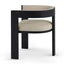 CDC10564-LJ Black ELM Dining Chair - Dawn Beige (Set of 2)