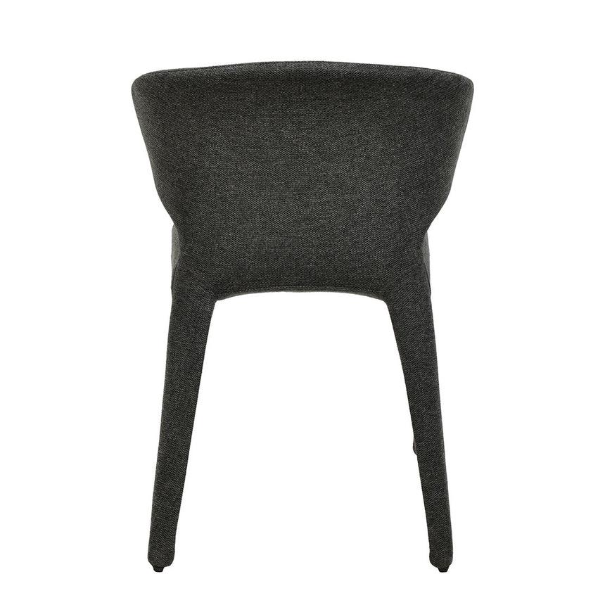 CDC8463-FH Fabric Dining Chair - Charcoal Grey (Set of 2)