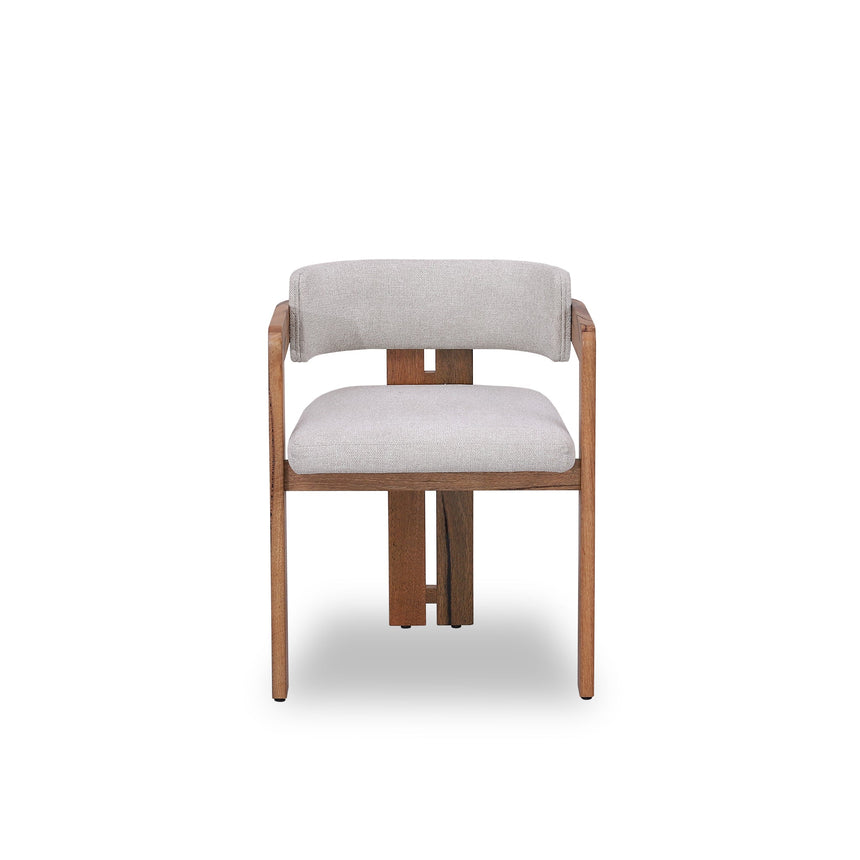 Ex Display - CDC8773-MA Natural Marri Dining Chair - Stone Beige