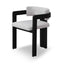 CDC8774-MA Black Dining Chair - Stone Beige (Set of 2)