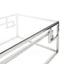 Ex Display - CCF1076-BS 1.2m Coffee Table With Tempered Glass - Stainless Steel Base