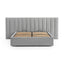 CBD8550-MI Wide Base Queen Bed Frame - Spec Grey with Storage