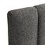 CBD8549-MI Wide Base Queen Bed Frame - Spec Charcoal with Storage