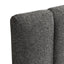 CBD8546-MI Wide Base King Bed Frame - Spec Charcoal with Storage