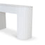 CDT10034-NI 1.5m Marble Console Table - White