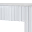 CDT10034-NI 1.5m Marble Console Table - White