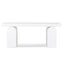 CDT10046-NI 1.9m New Elm Console Table - Full White