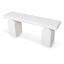 CDT10046-NI 1.9m New Elm Console Table - Full White