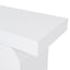 CDT10046-NI 1.9m New Elm Console Table - Full White