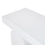 CDT10046-NI 1.9m New Elm Console Table - Full White