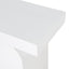 CDT10046-NI 1.9m New Elm Console Table - Full White