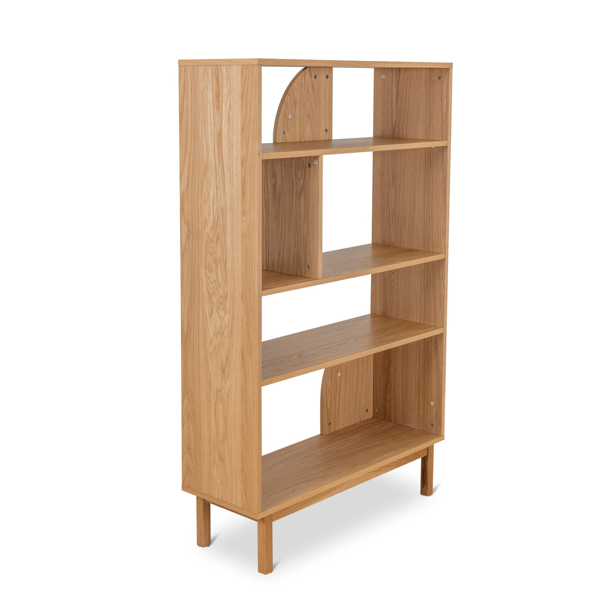 CDT10066-KD 1.6m (H) Book Shelf - Natural | Calibre Furniture