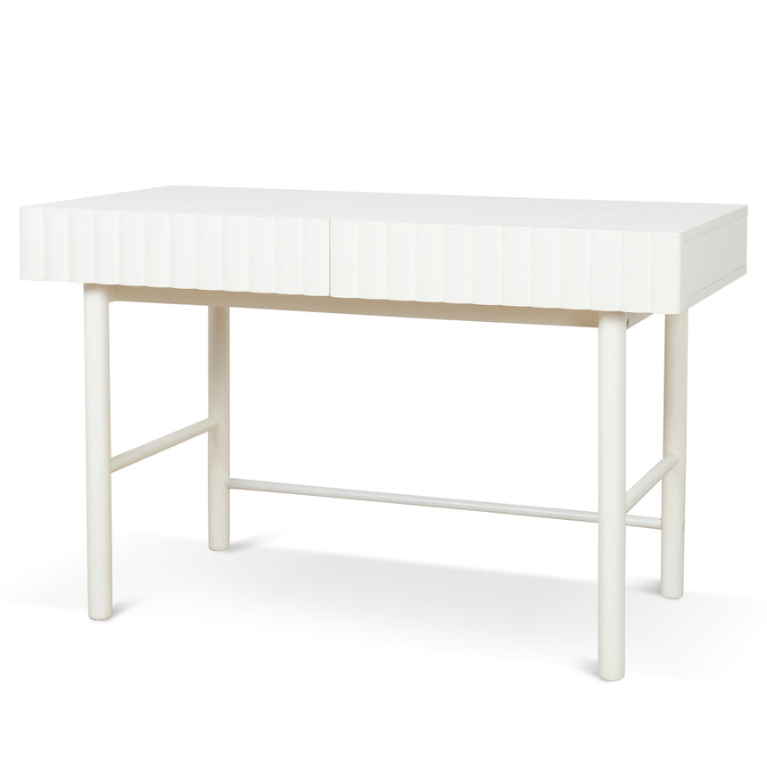 CST8976-CN 50cm Round Side Table - Full White
