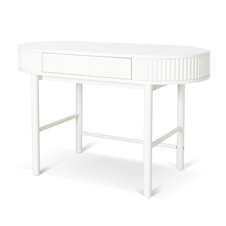 CST8976-CN 50cm Round Side Table - Full White