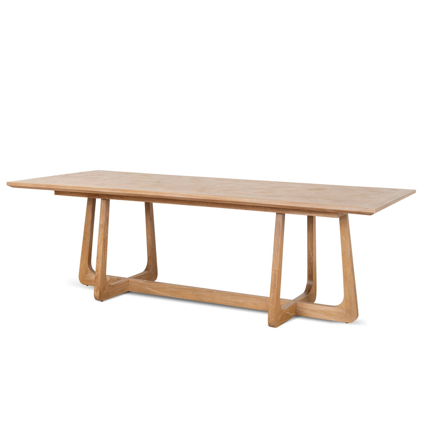 CDT8660-NA 3m Elm Dining Table - Natural