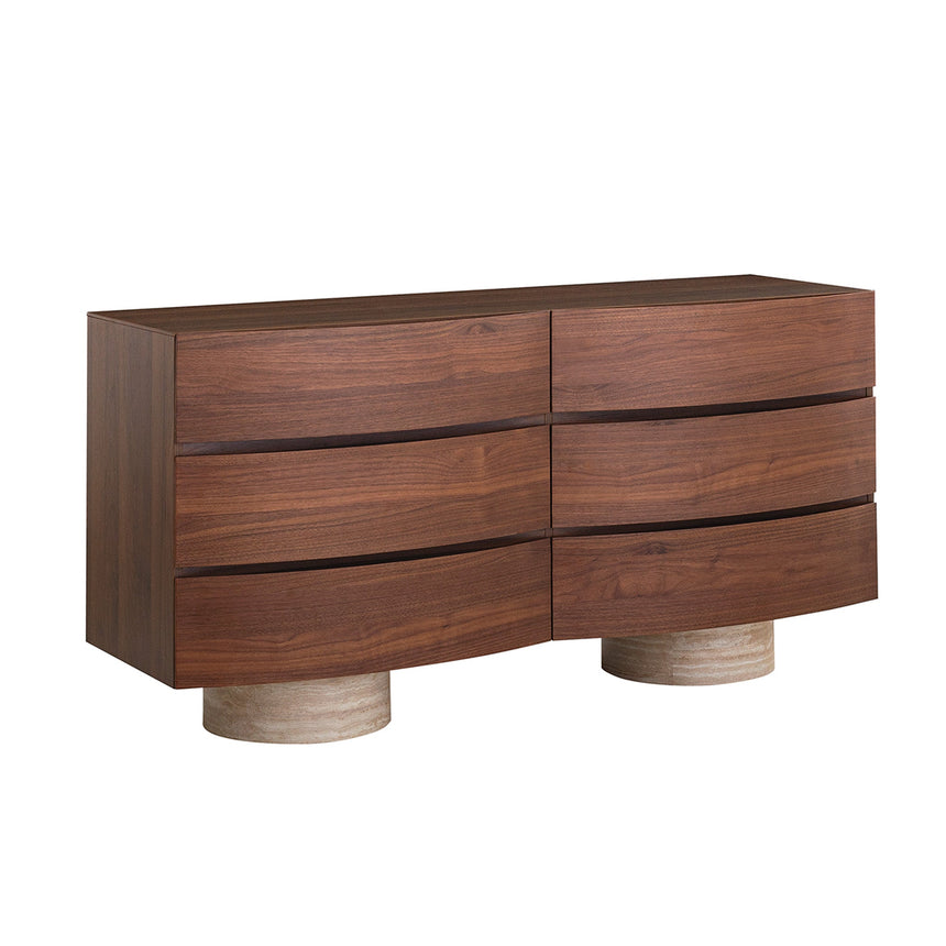 CST10245-IG Bedside Table - Walnut