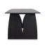 Ex Display - CDT10258-NI 1.8m Elm Dining Table - Full Black