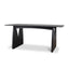 Ex Display - CDT10258-NI 1.8m Elm Dining Table - Full Black