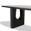 CDT10260-NI 2.4m Recycled Fir Dining Table - Full Black
