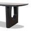 CDT10260-NI 2.4m Recycled Fir Dining Table - Full Black