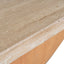 CDT10263-NI 2.8m Travertine Dining Table - Natural