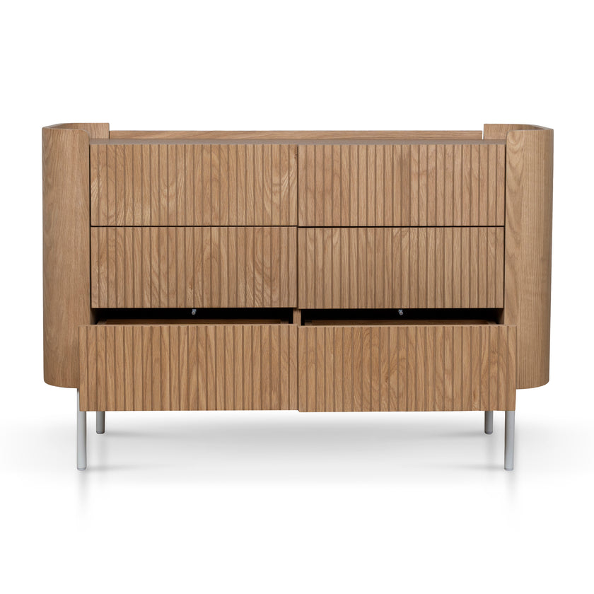 CDT10378-KD 1.2m Chest of Drawers - Natural