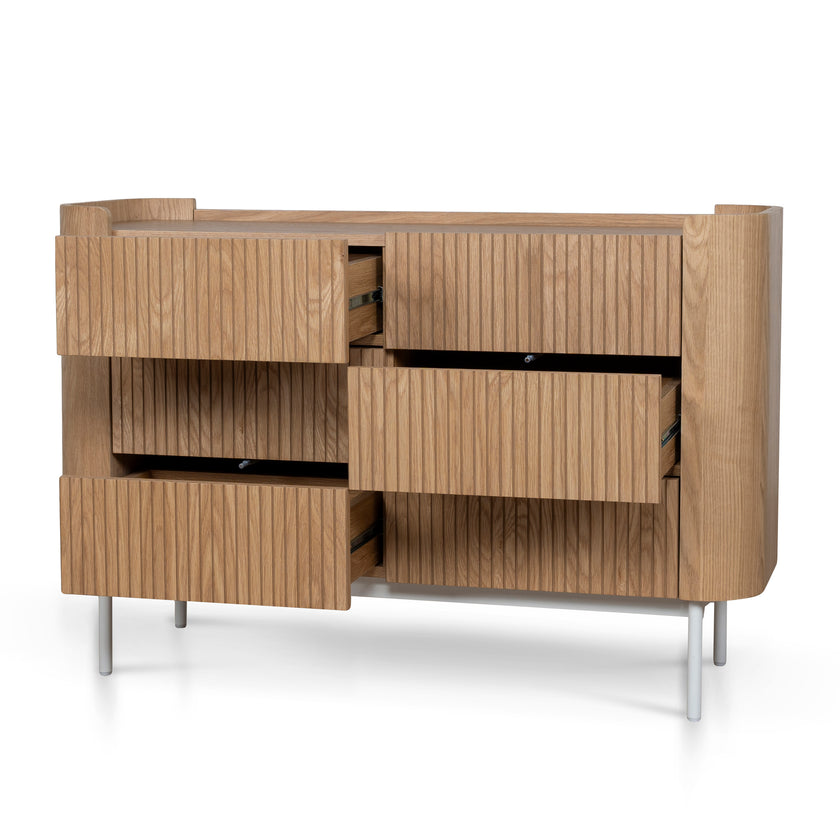 CDT10378-KD 1.2m Chest of Drawers - Natural