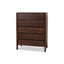 CDT10460-AW Tallboy Drawer Chest - Walnut