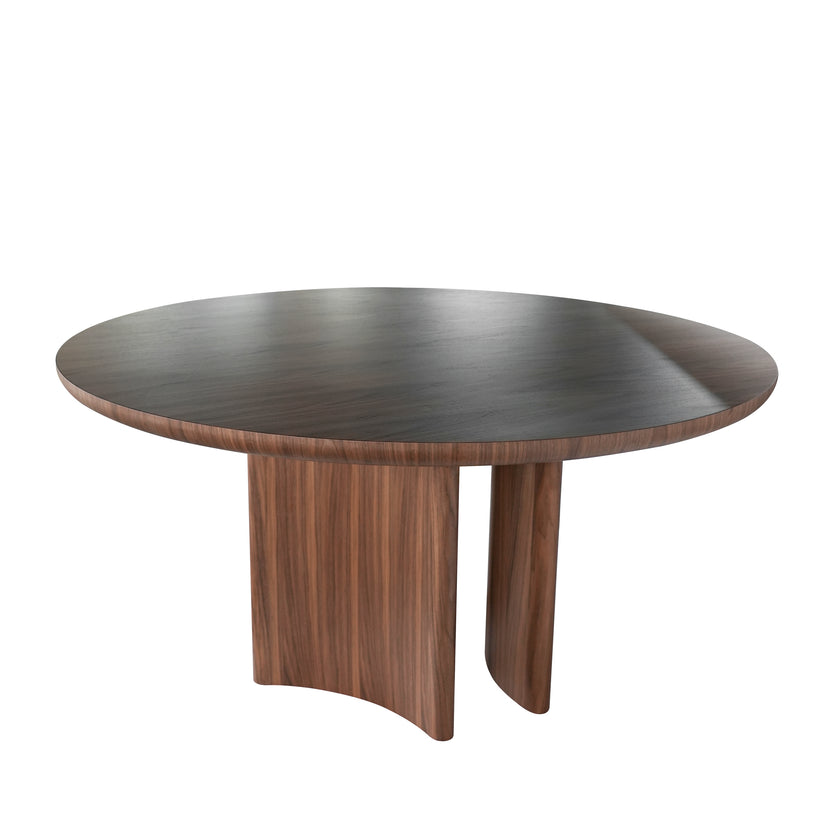 CDT10586-CN 1.5m Round Dining Table - Walnut