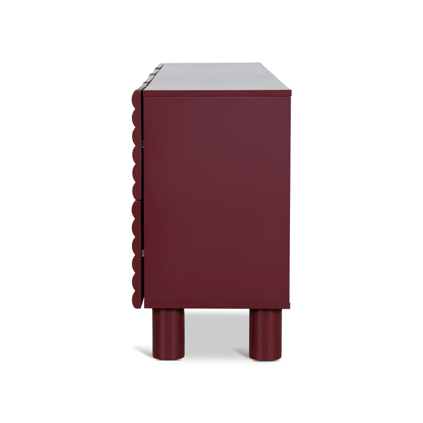 CDT10594-KD 2m Sideboard Unit - Red