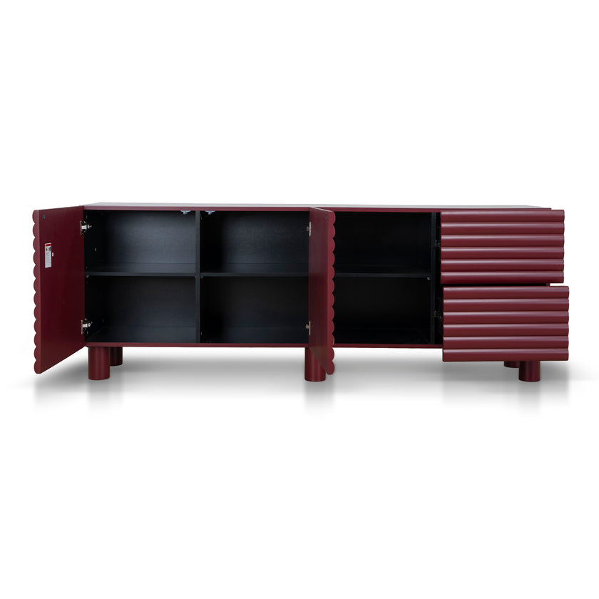 CDT10594-KD 2m Sideboard Unit - Red