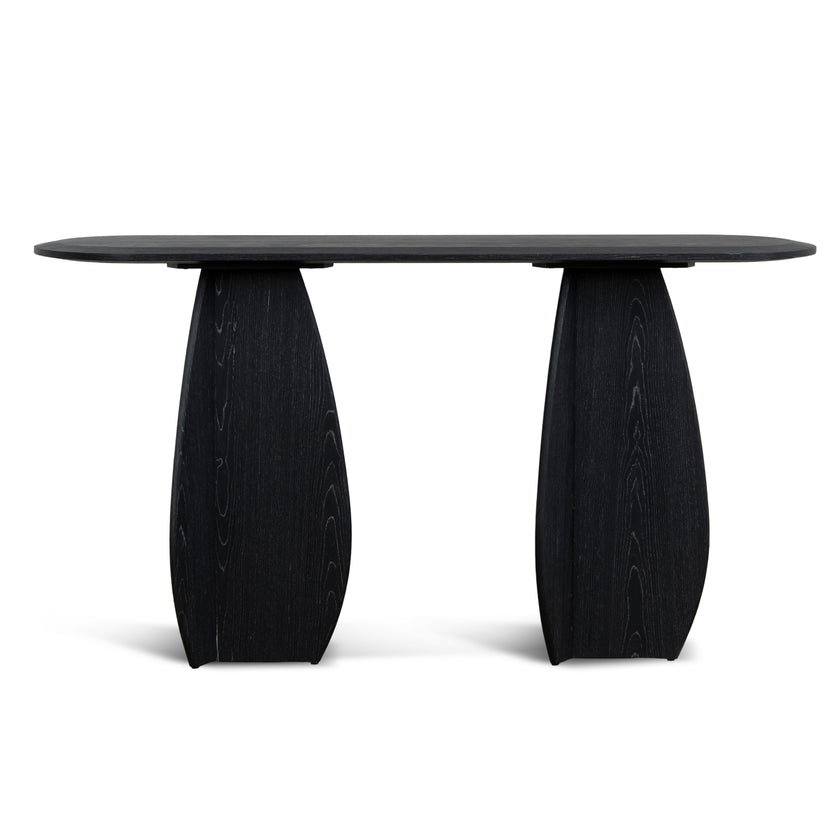 Ex Display - CDT10609-MK 1.5m Oval Console Table - Black Oak