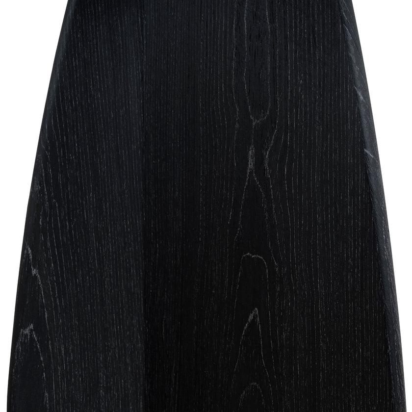 Ex Display - CDT10609-MK 1.5m Oval Console Table - Black Oak