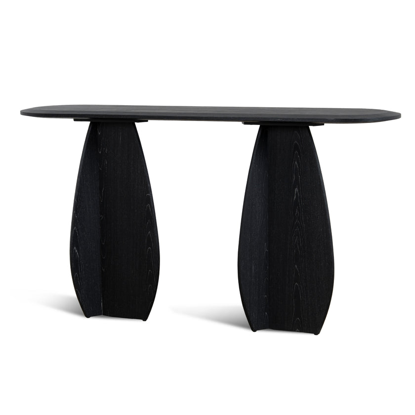 Ex Display - CDT10609-MK 1.5m Oval Console Table - Black Oak