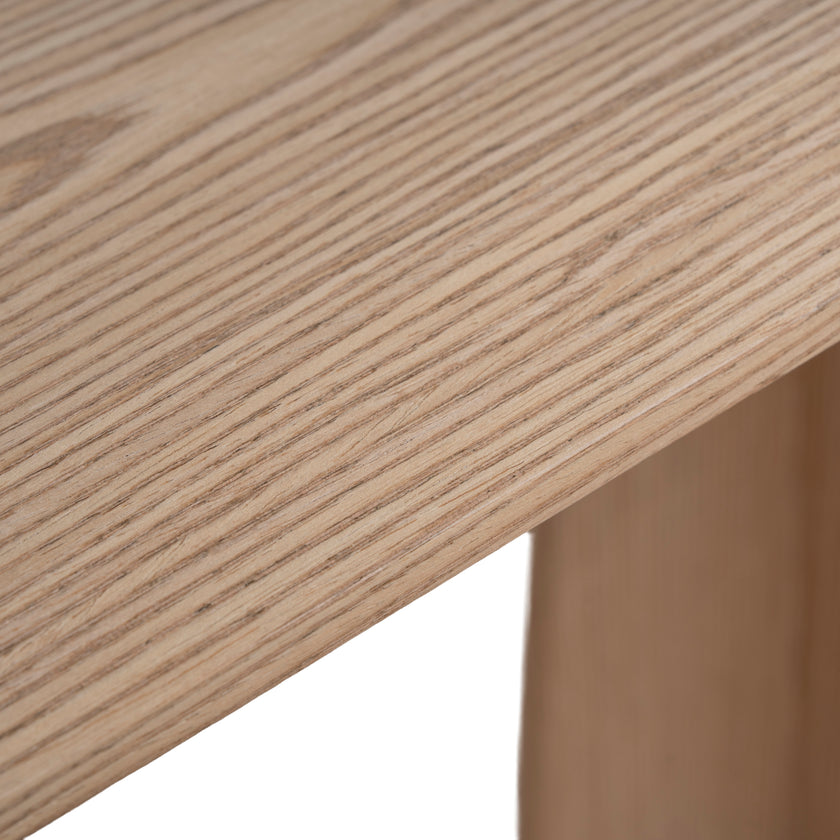 Ex Display - CDT10610-MK 1.5m Oval Console Table - Natural Oak