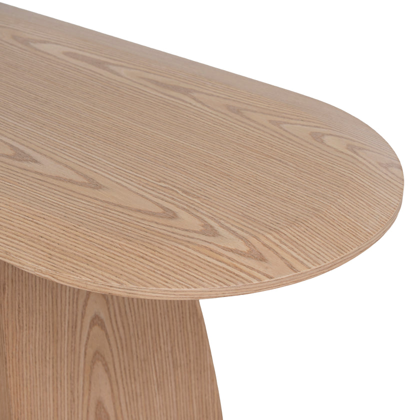 Ex Display - CDT10610-MK 1.5m Oval Console Table - Natural Oak