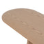 Ex Display - CDT10610-MK 1.5m Oval Console Table - Natural Oak