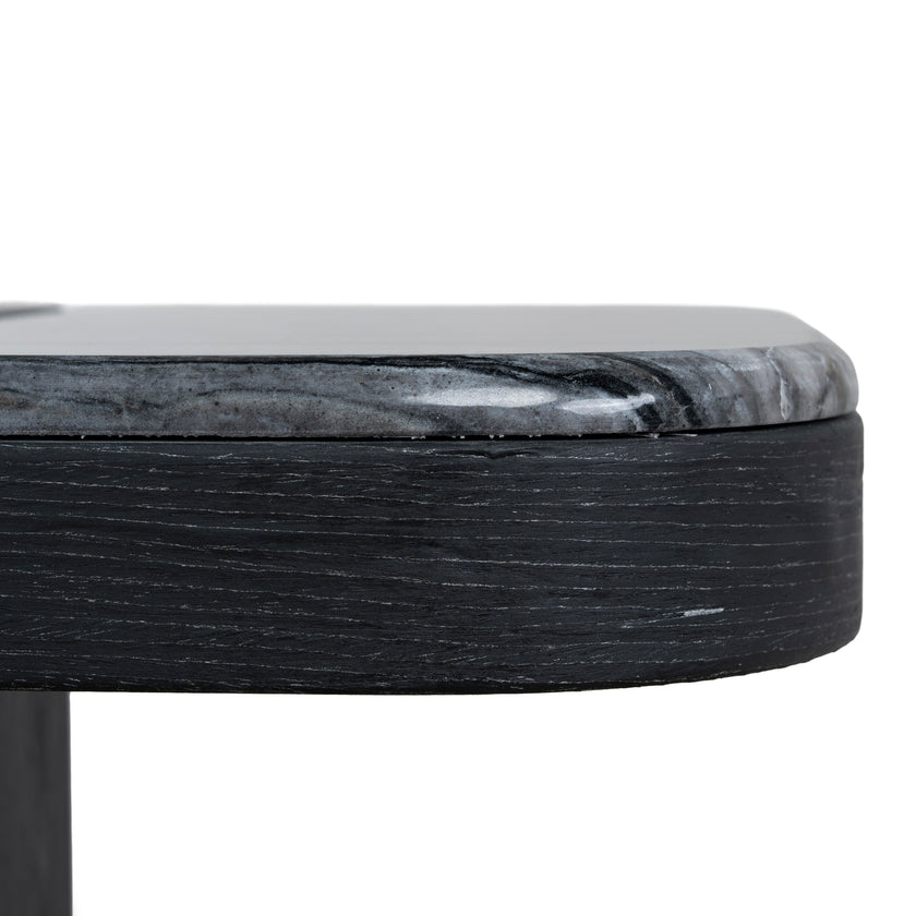 Ex Display - CDT10614-MK 1.5m Marble Console Table - Black