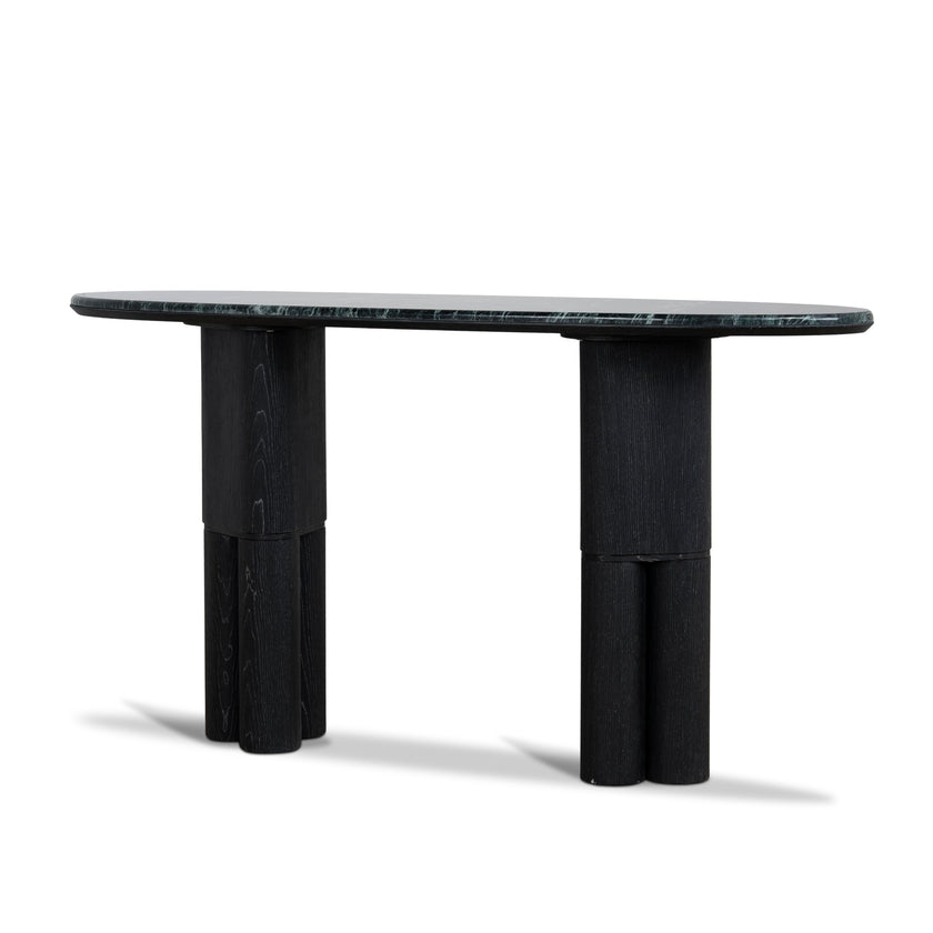 Ex Display - CDT10616-MK 1.5m Marble Console Table - Black